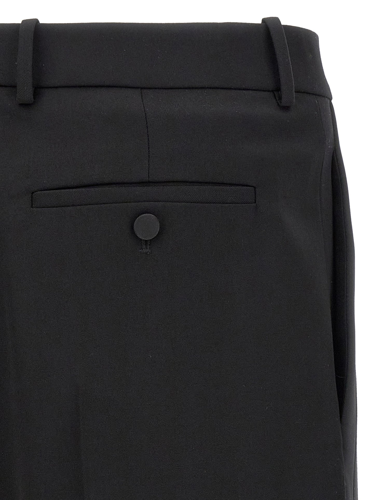 Saint Laurent Black Wool Dress Pants