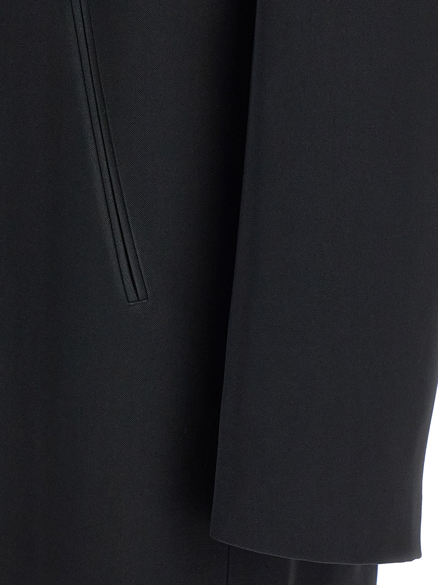 Maison Margiela Black Wool Coat