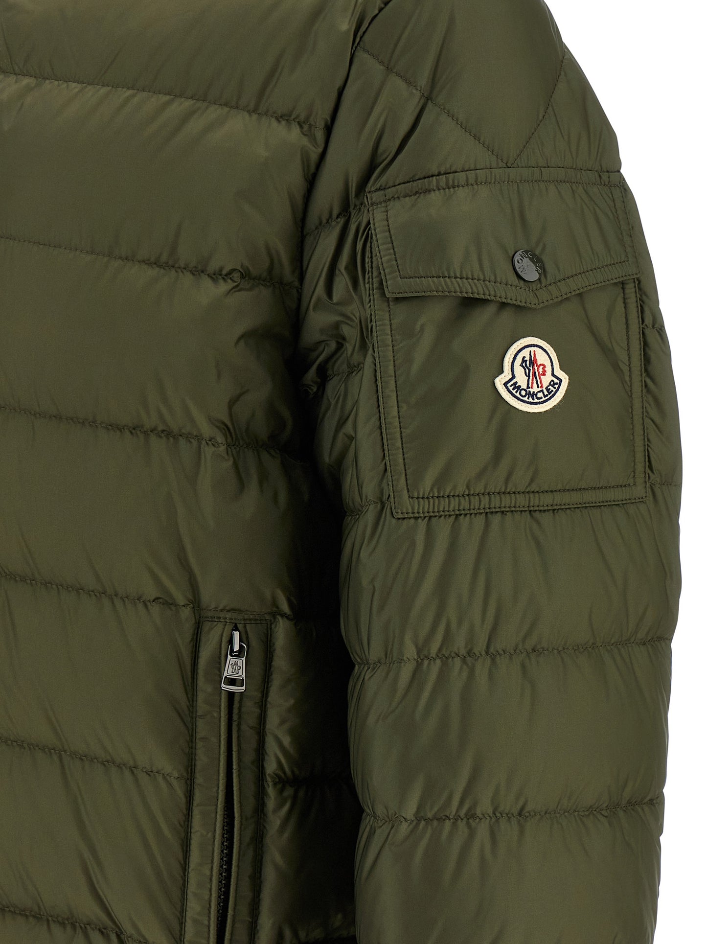 Moncler Bicolor Polyamide Full-Length Jacket