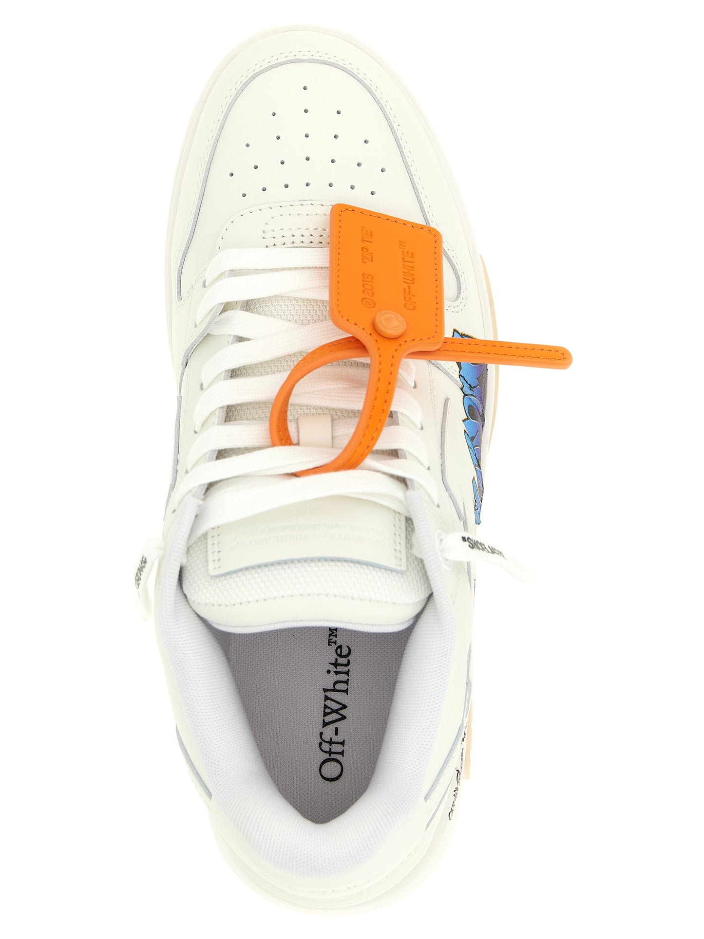 Off-White White Calfskin Athletic Sneakers