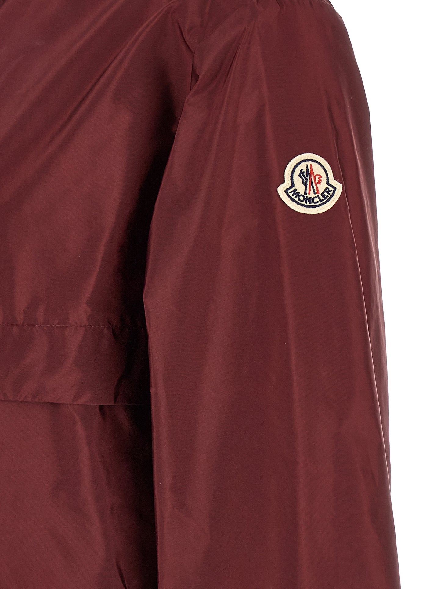 Moncler Bordeaux Polyamide Shell Jacket