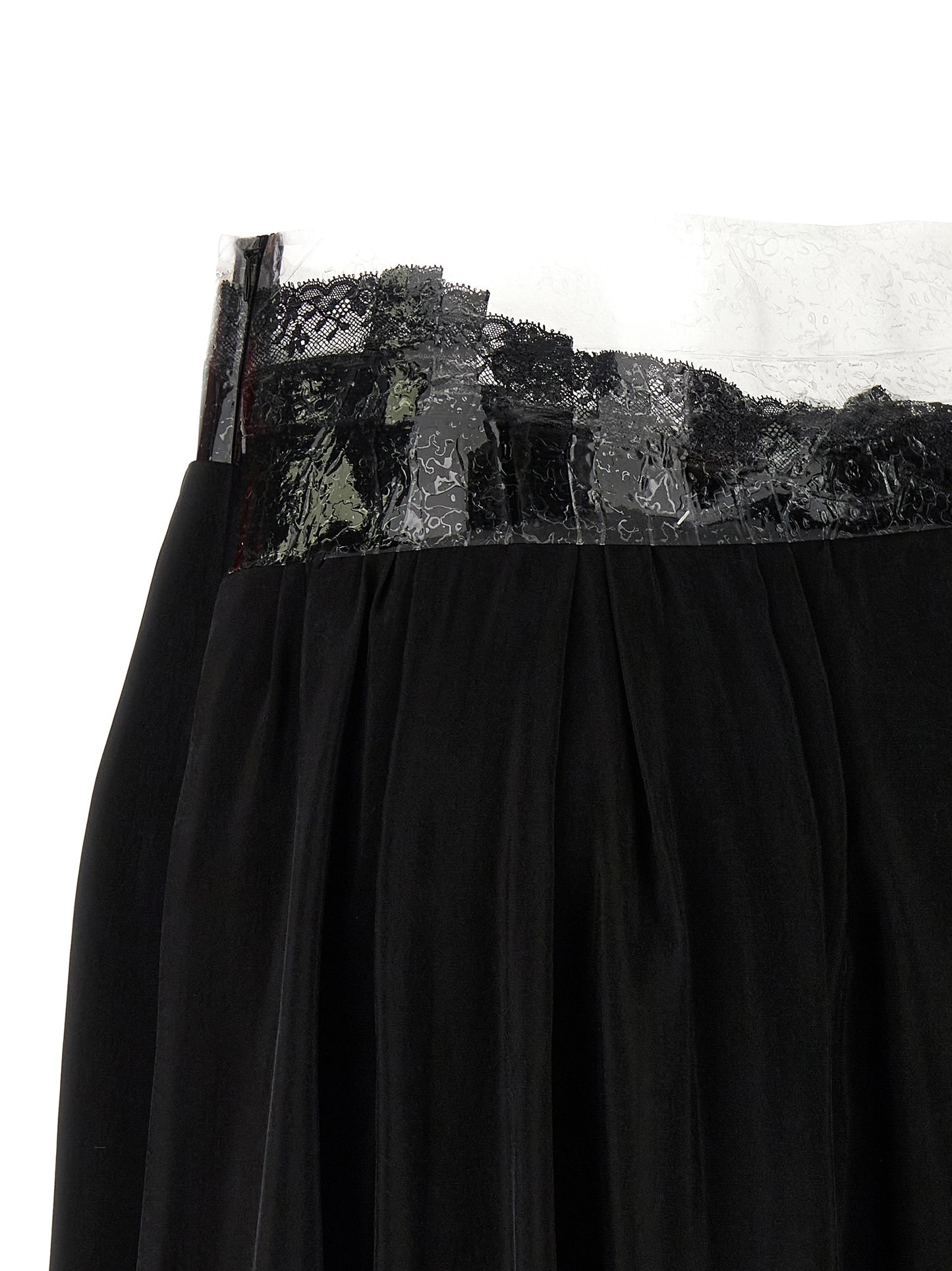 Maison Margiela Black Copper Mini Skirt