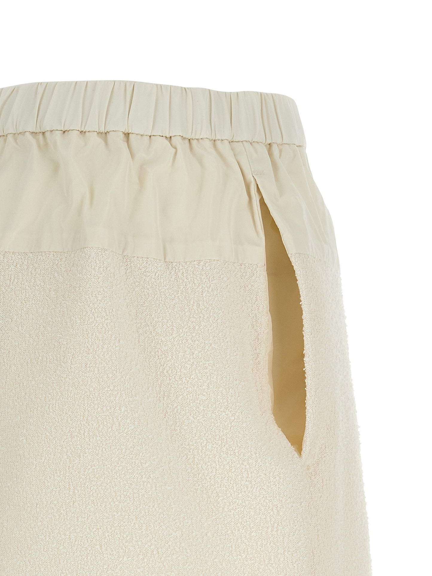 Moncler White Polyester Bermuda Shorts