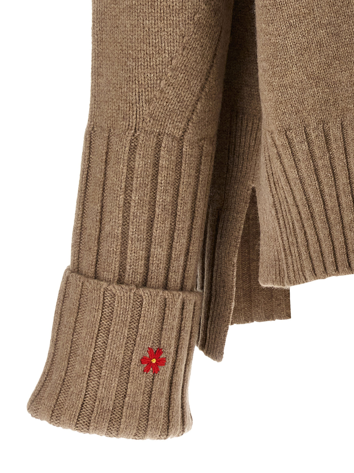 Tory Burch Beige Wool Cardigan