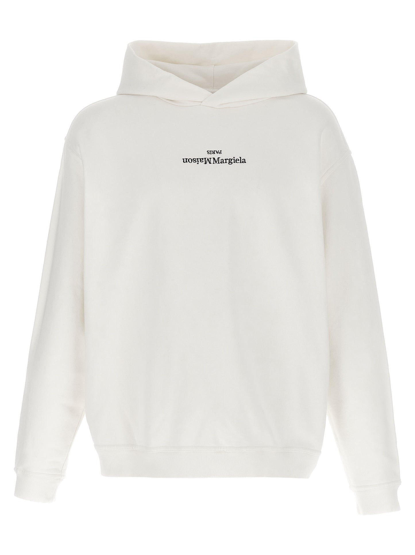 Maison Margiela White Cotton Sweatshirt