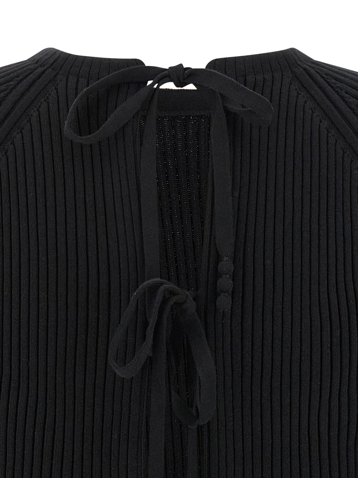 Tory Burch Black Cotton Cardigan