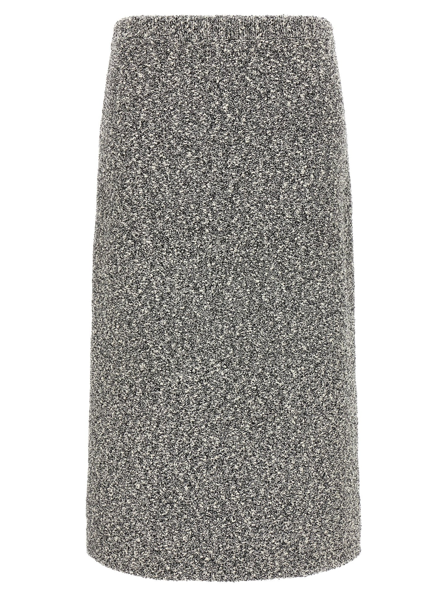 Tory Burch Black Polyamide Midi Skirt