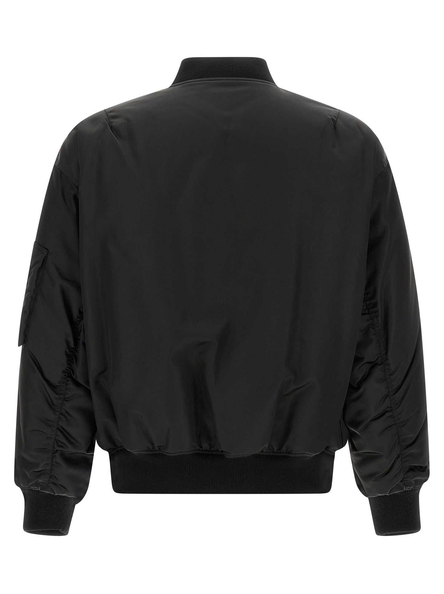 Saint Laurent Black Polyamide Bomber