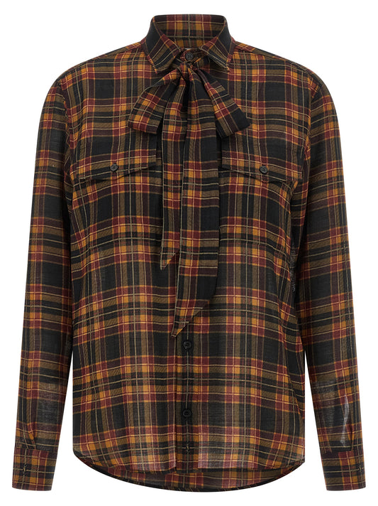 Saint Laurent Multicolor Wool Blouse