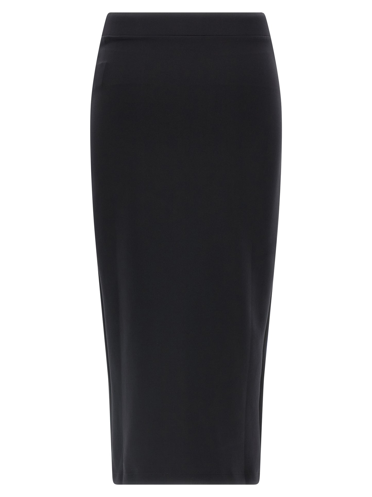 Off-White Black Polyamide Midi Skirt