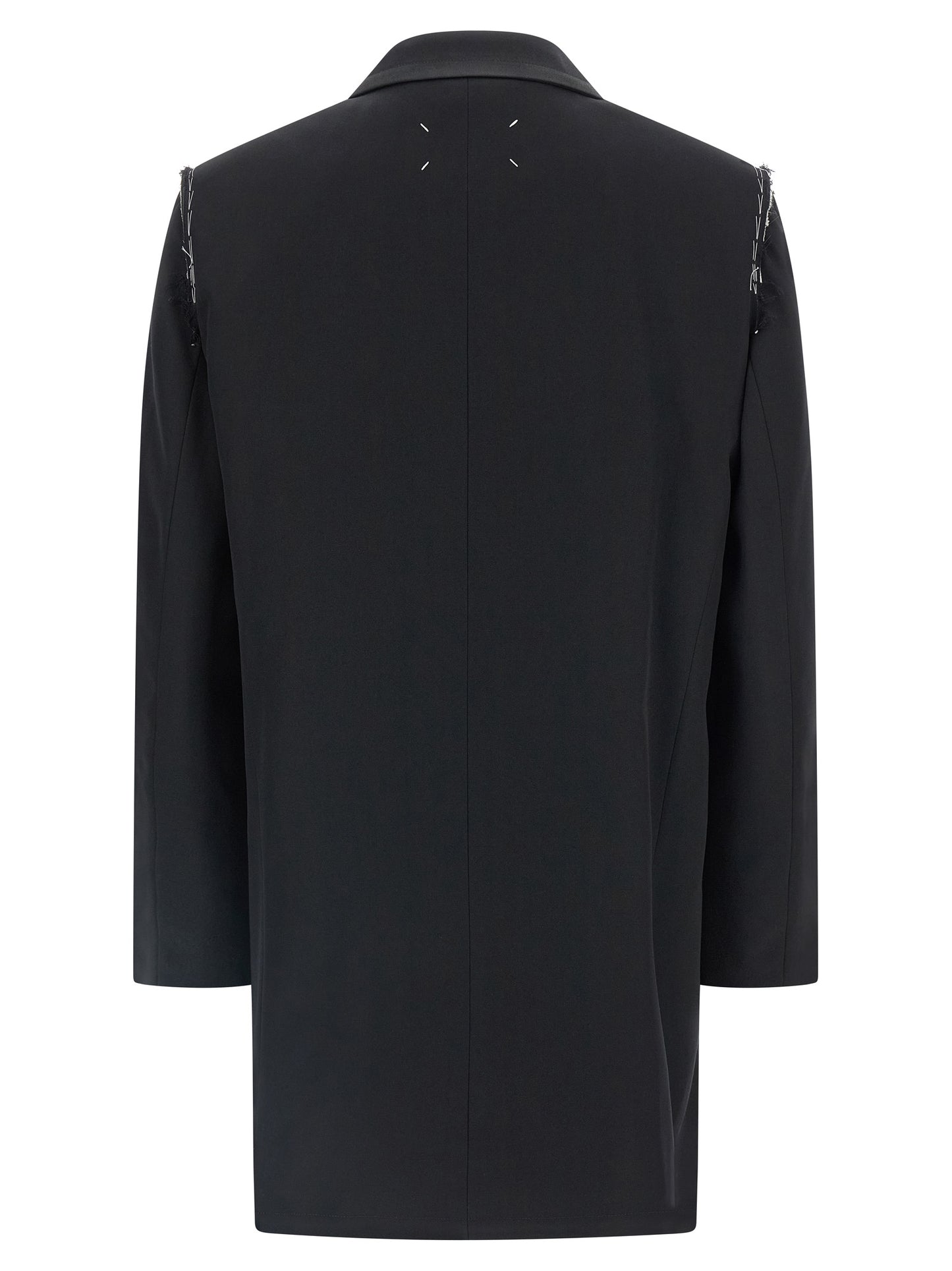 Maison Margiela Black Wool Coat