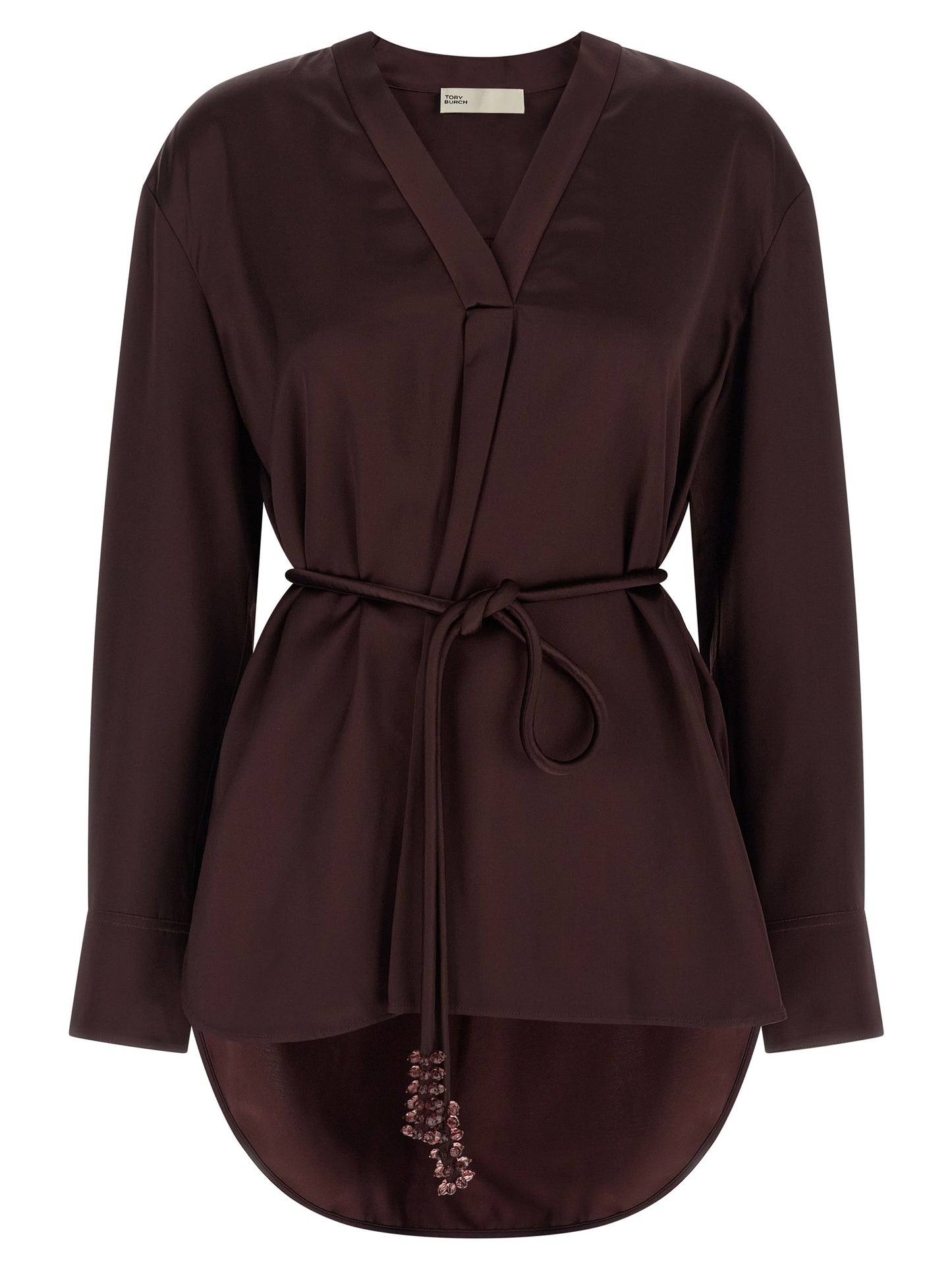 Tory Burch Bordeaux Viscose Blouse