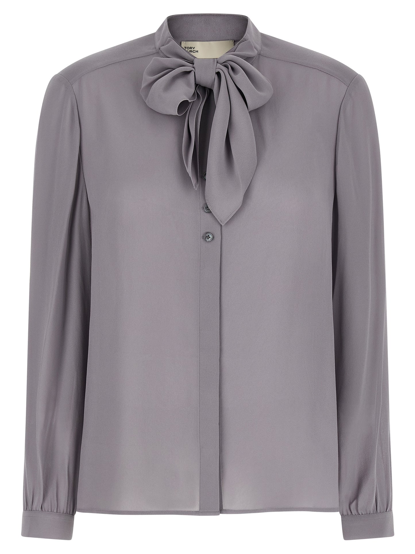 Tory Burch Gray Viscose Blouse