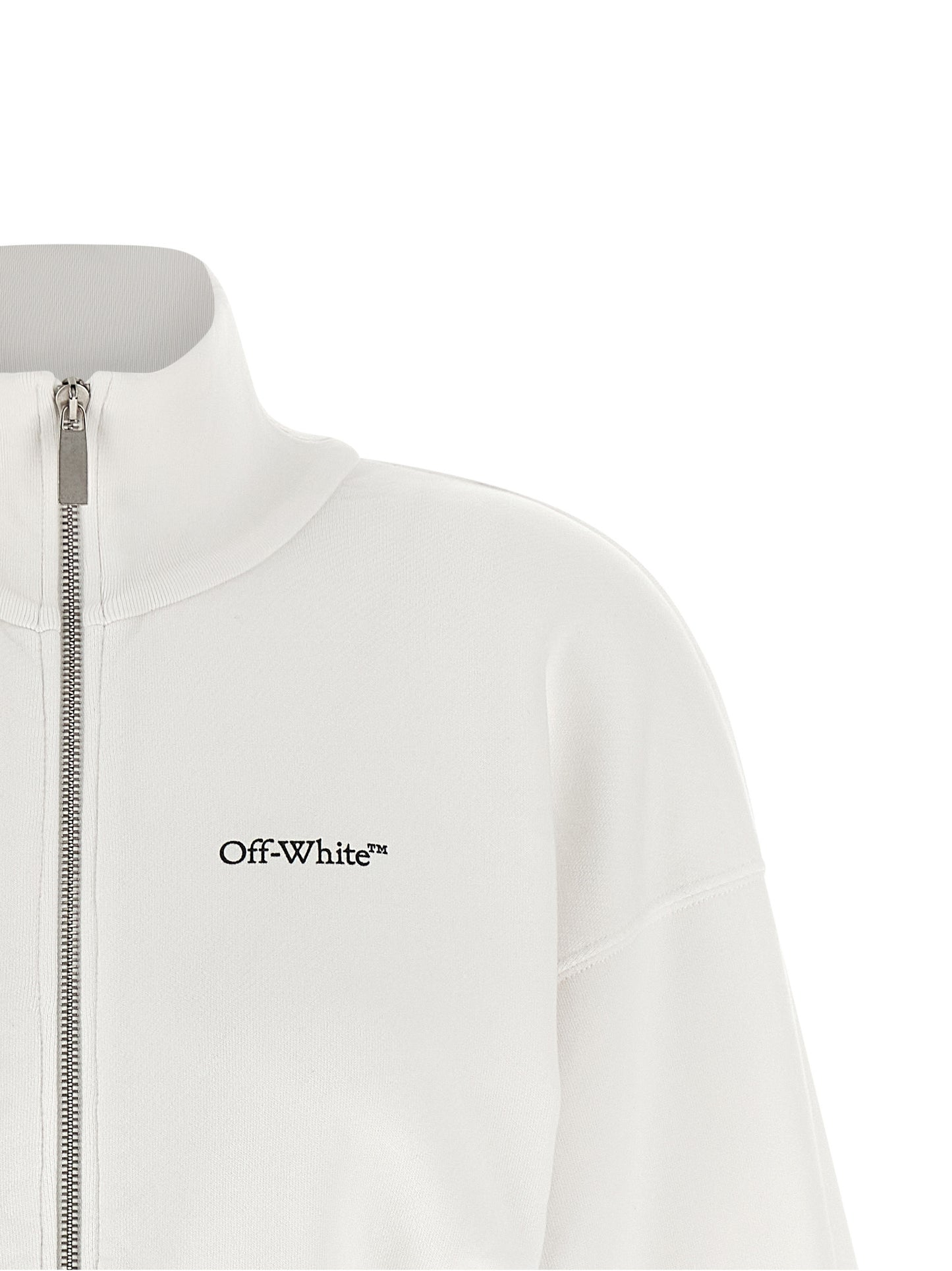 Off-White White Cotton Sweatshirt