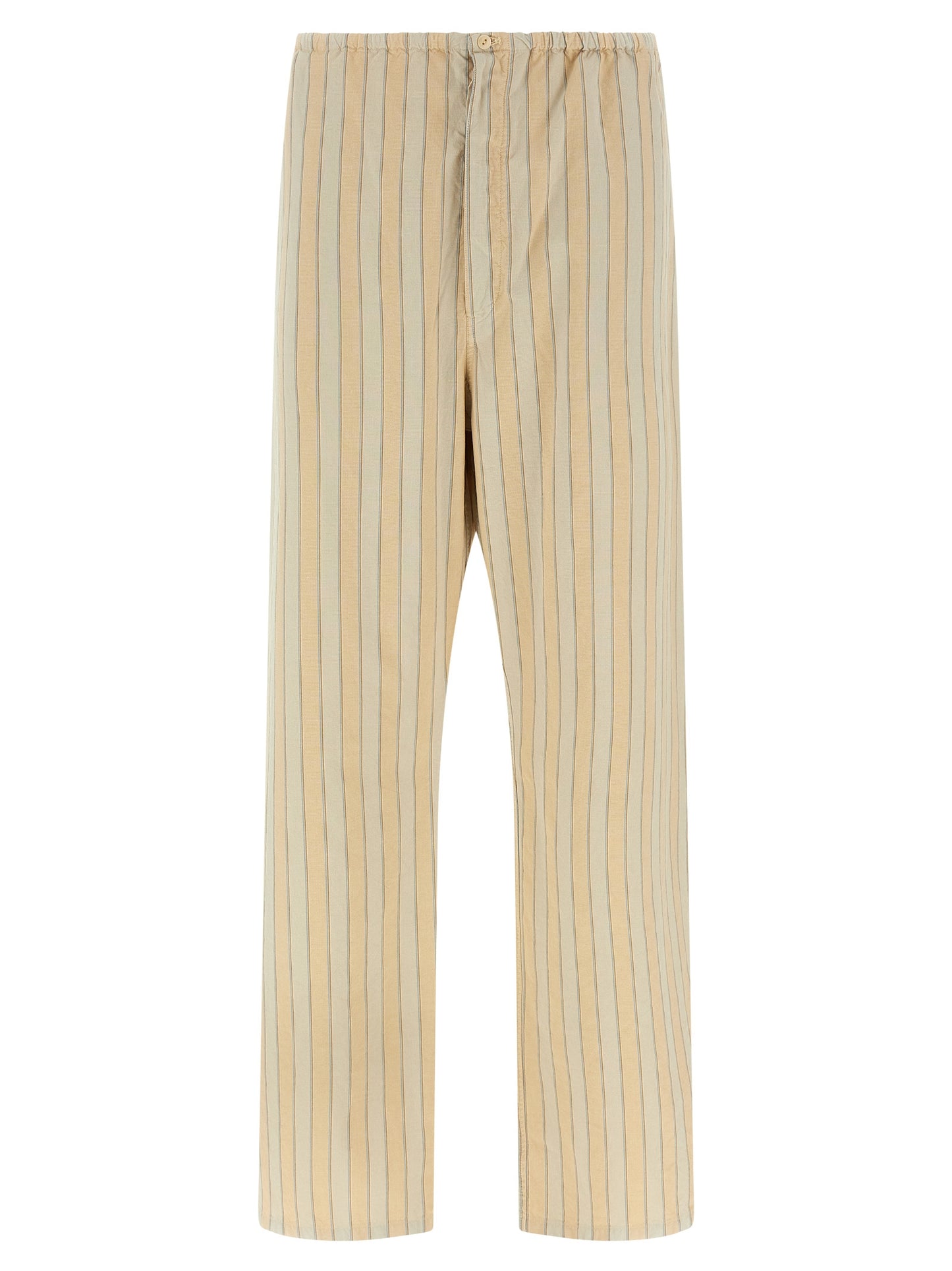 Maison Margiela Beige Cotton Bottoms Sleepwear