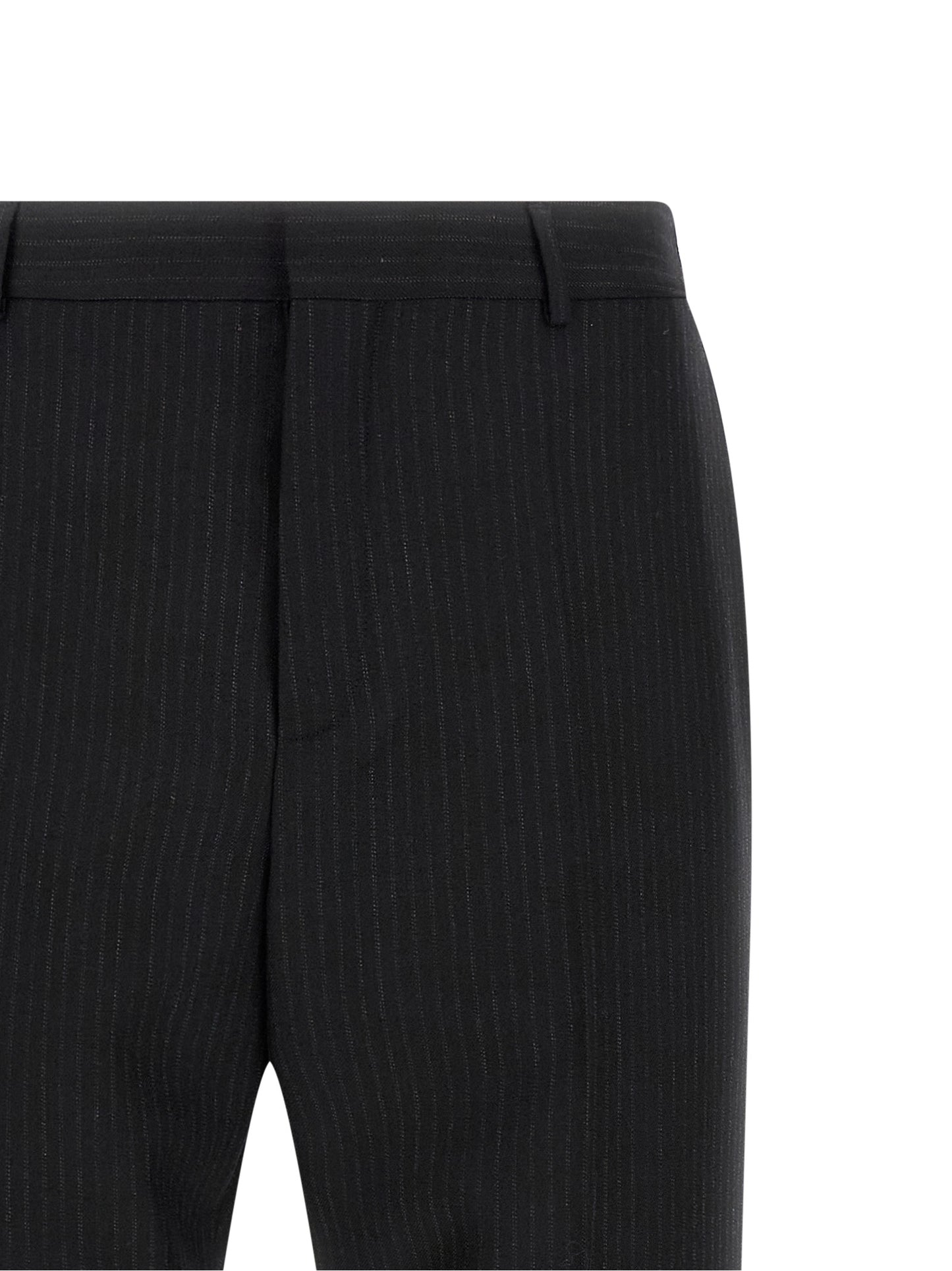 Saint Laurent Black Wool Dress Pants