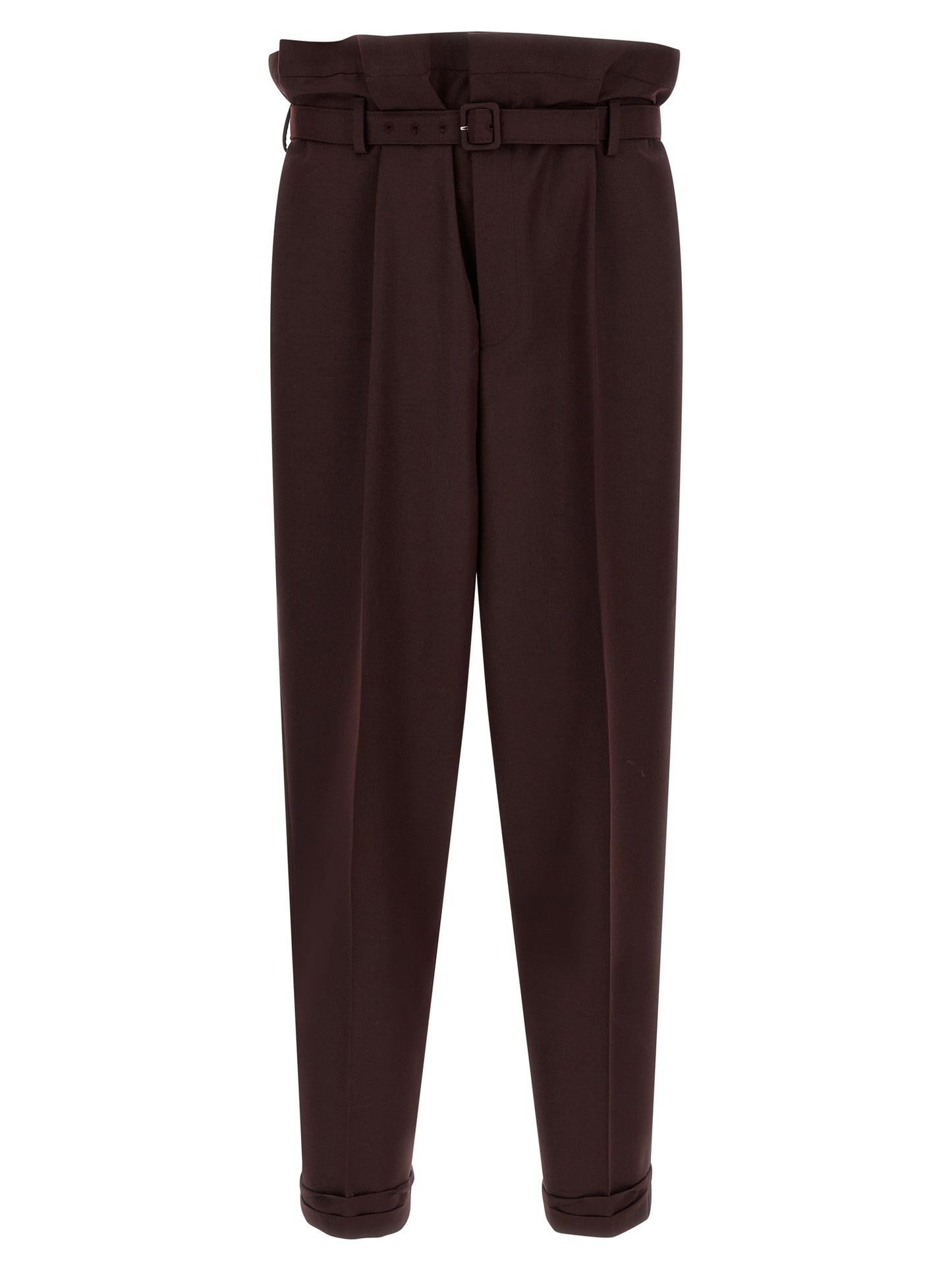 Saint Laurent Purple Wool Casual Pants
