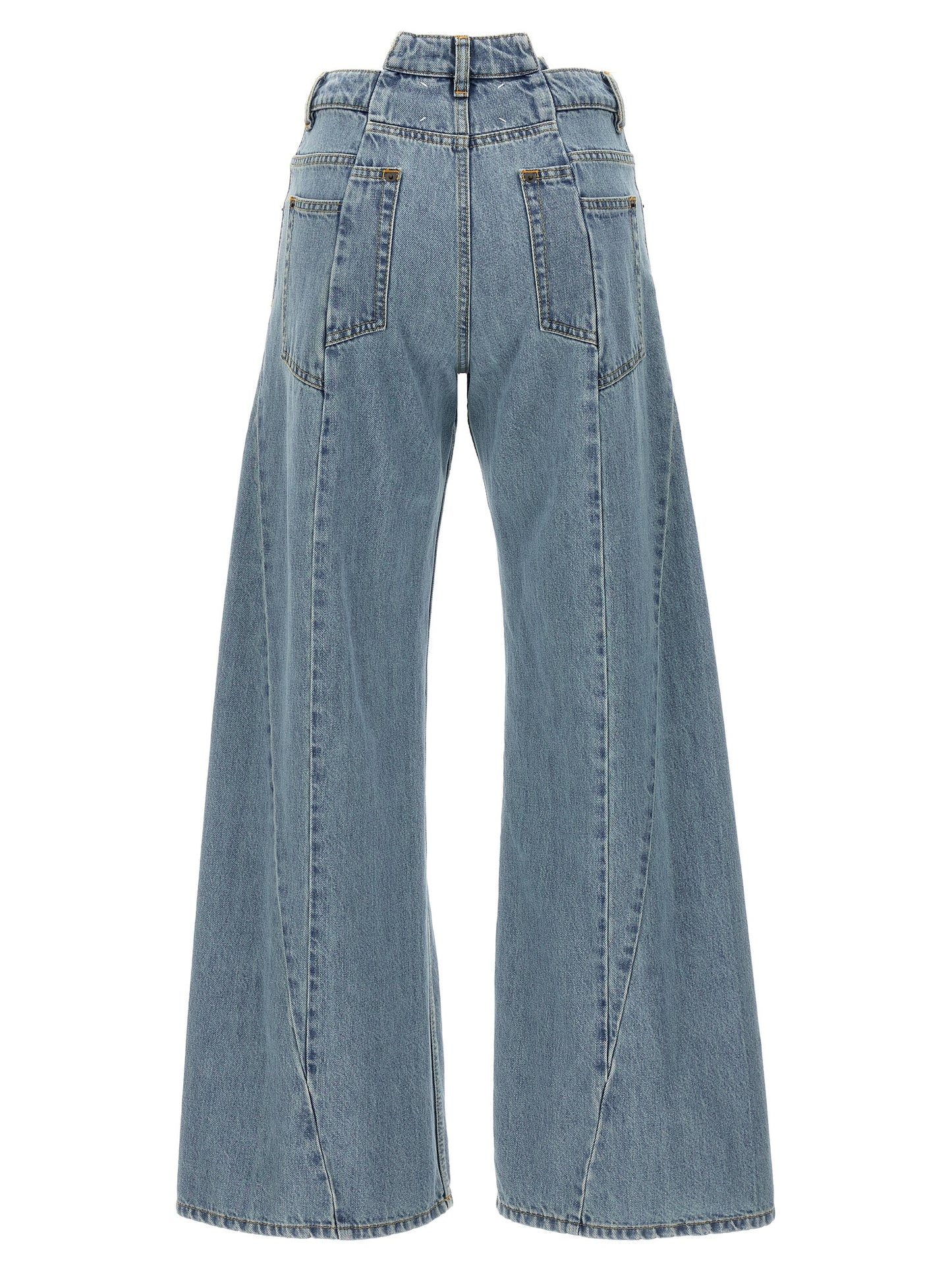 Maison Margiela Blue Cotton Jeans Denim