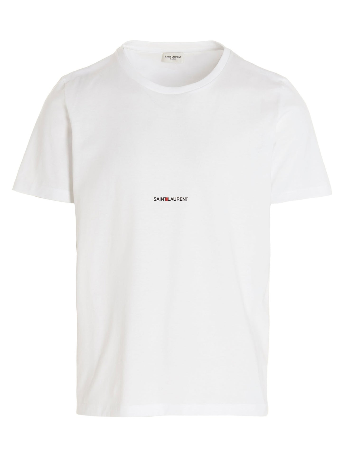 Saint Laurent White Cotton T-Shirt
