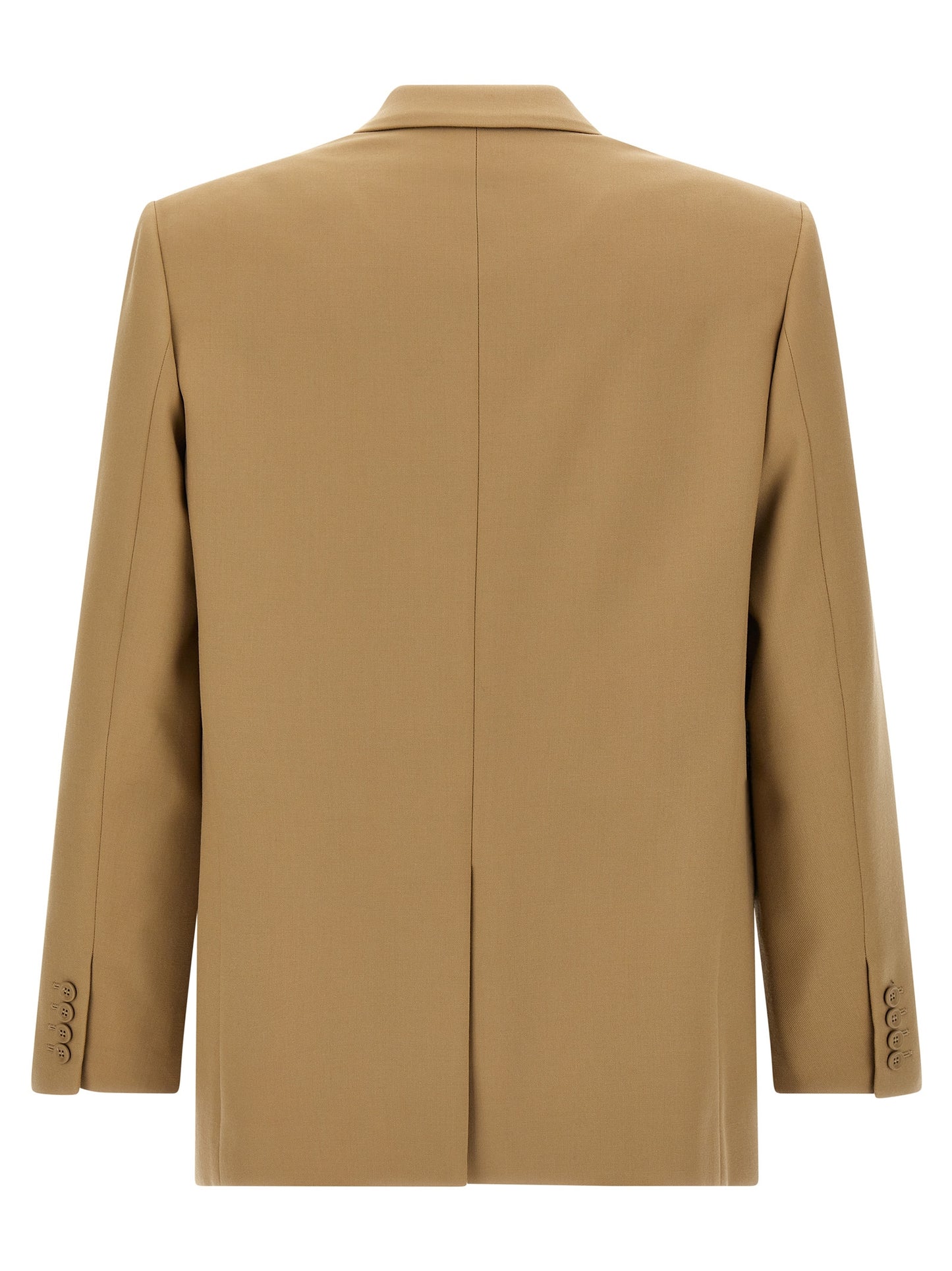 Saint Laurent Beige Wool Blazer