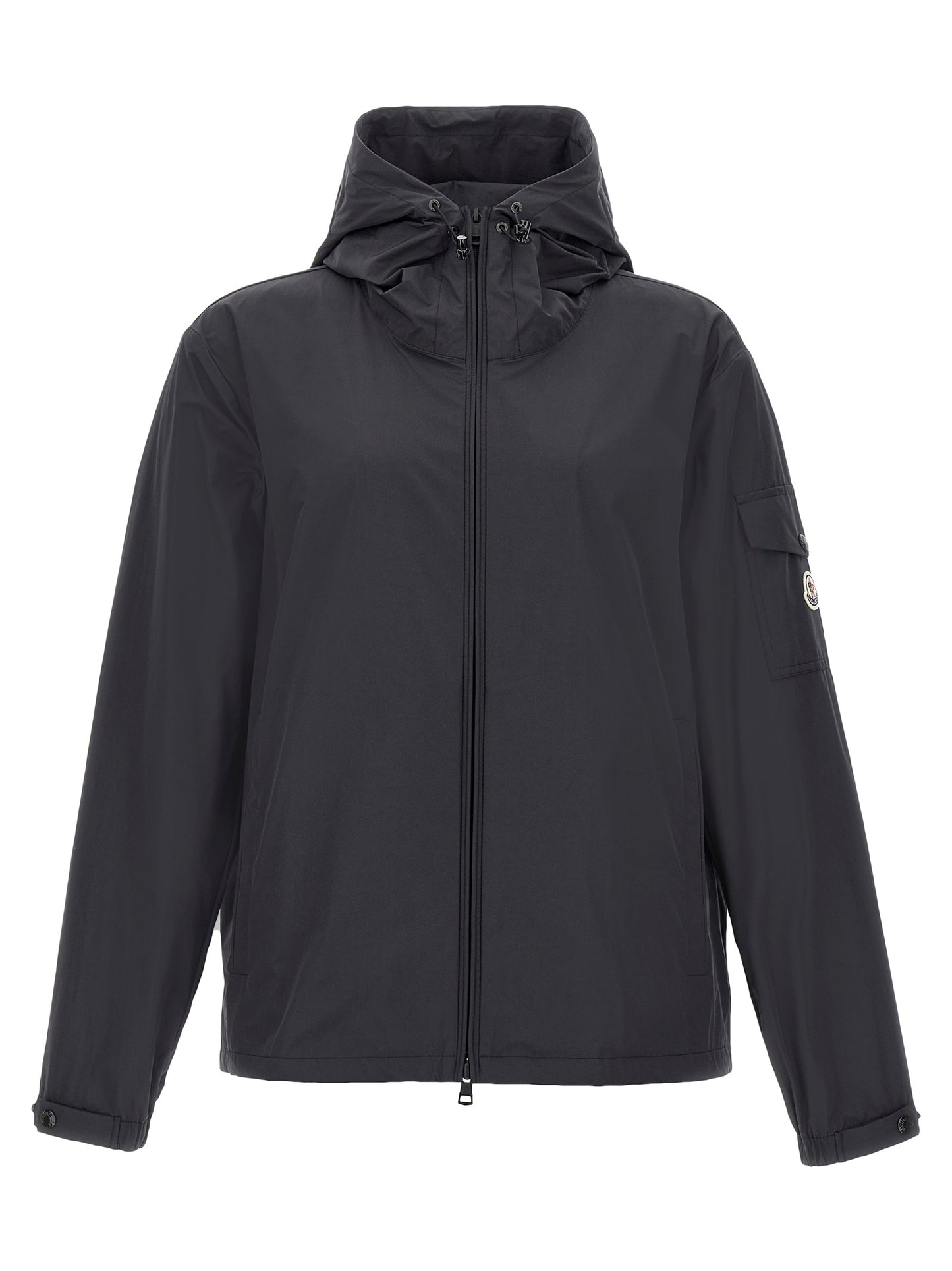 Moncler Black Polyester Shell Jacket