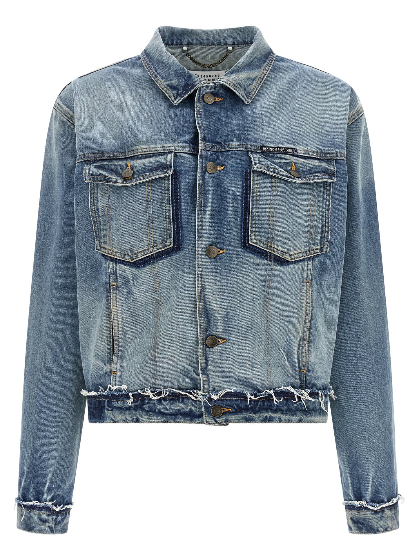 Maison Margiela Blue Cotton Denim Jacket