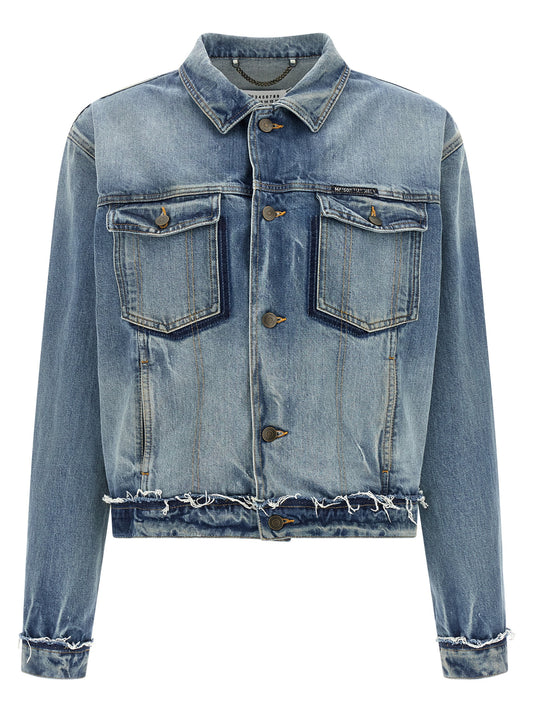 Maison Margiela Blue Cotton Denim Jacket