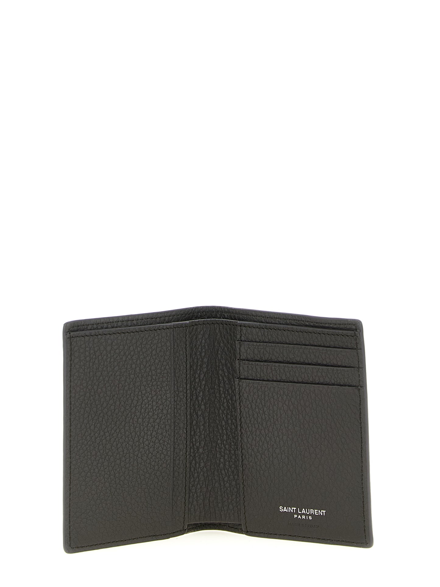 Saint Laurent Brown Calfskin Leather Wallet