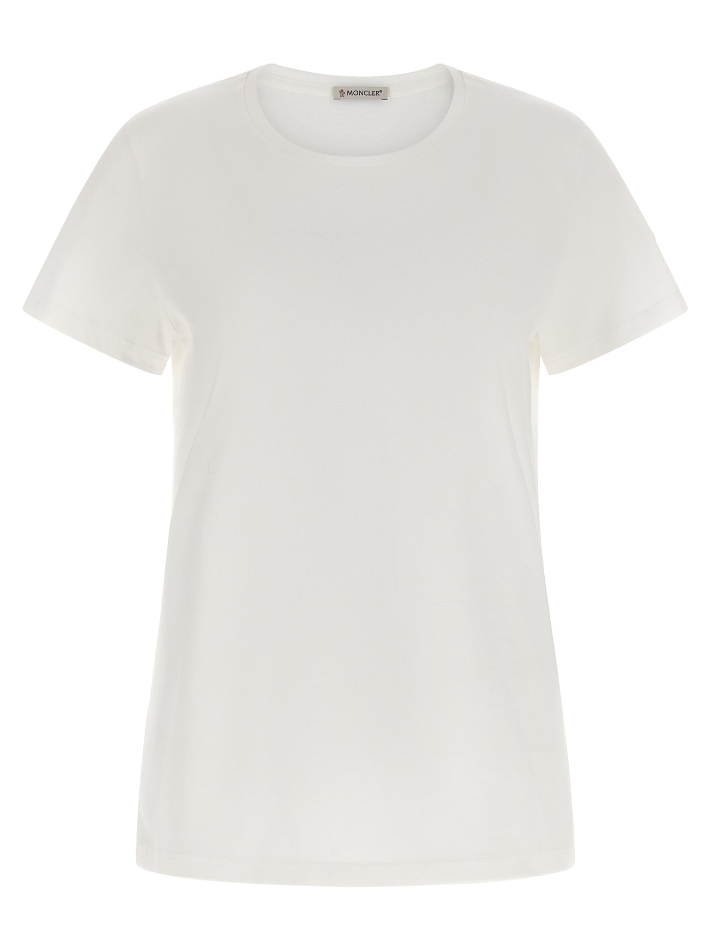 Moncler White Cotton T-Shirt
