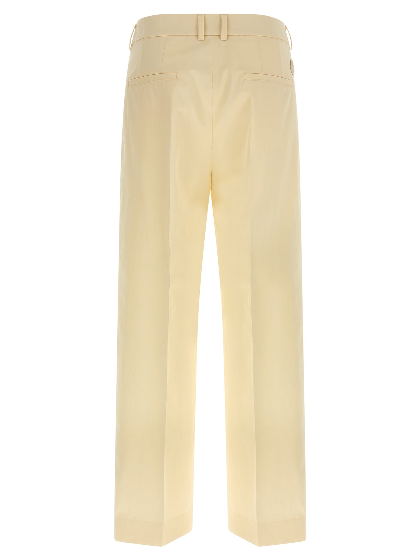 Moncler Beige Cotton Dress Pants