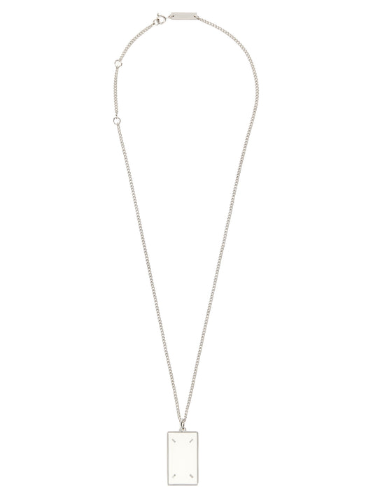 Maison Margiela Silver Brass Necklace