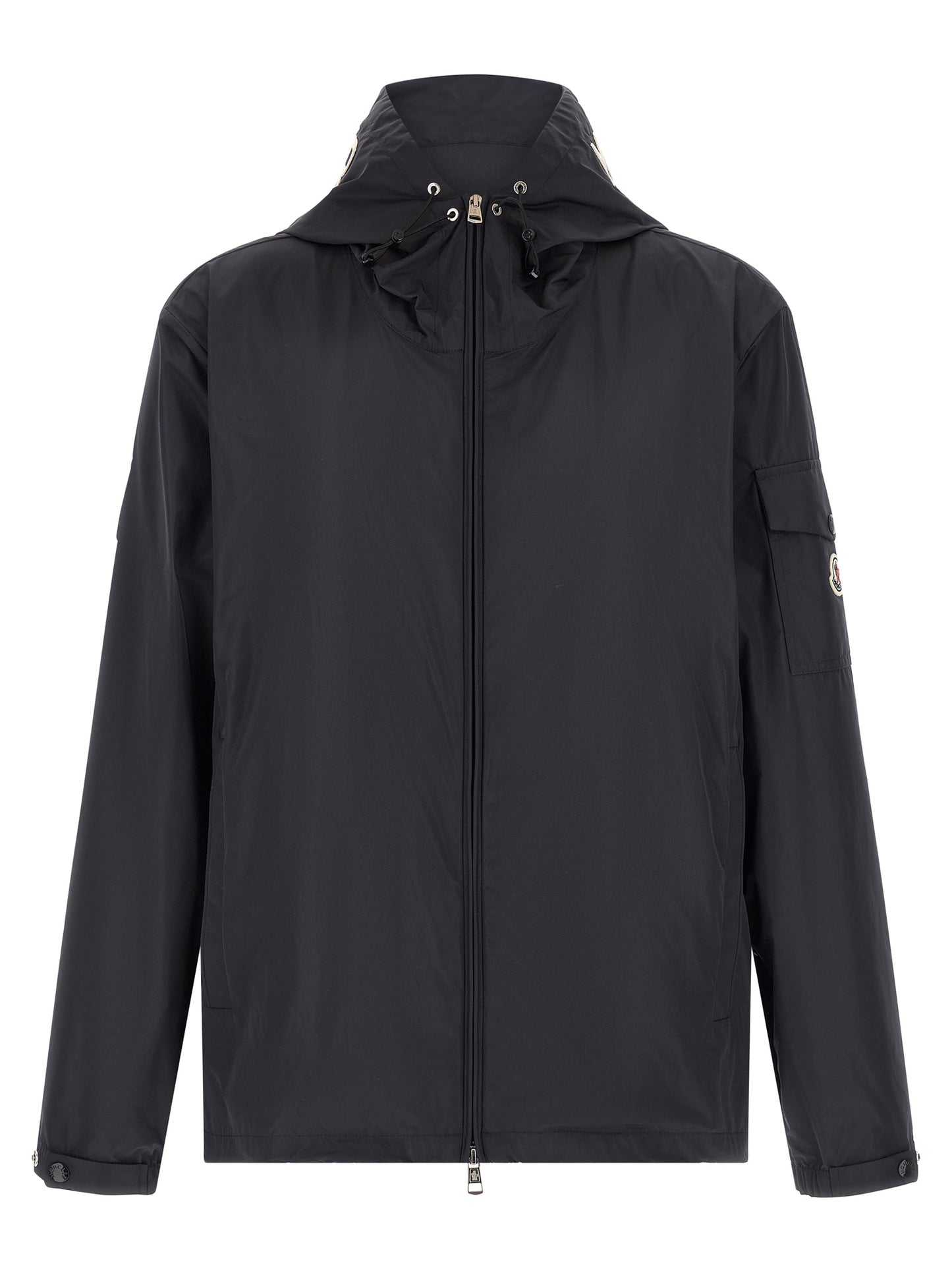 Moncler Blue Polyester Shell Jacket