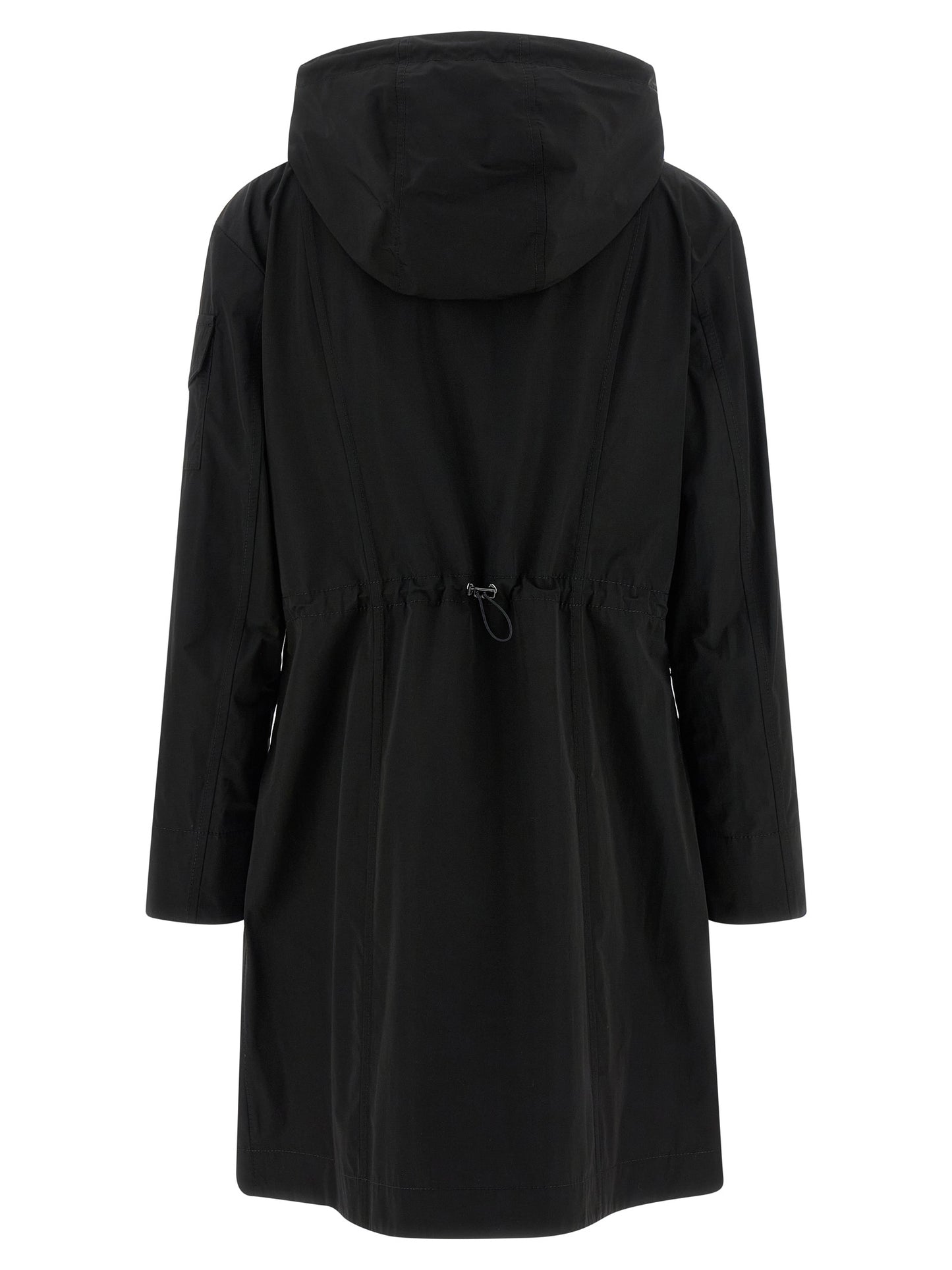 Moncler Black Polyester Parka