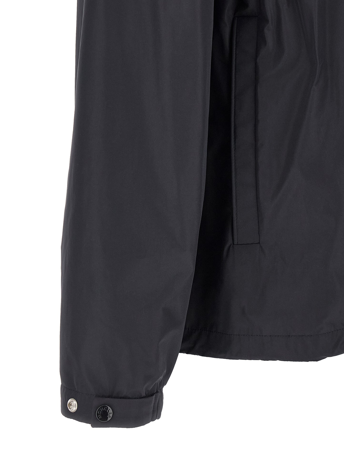 Moncler Blue Polyester Shell Jacket