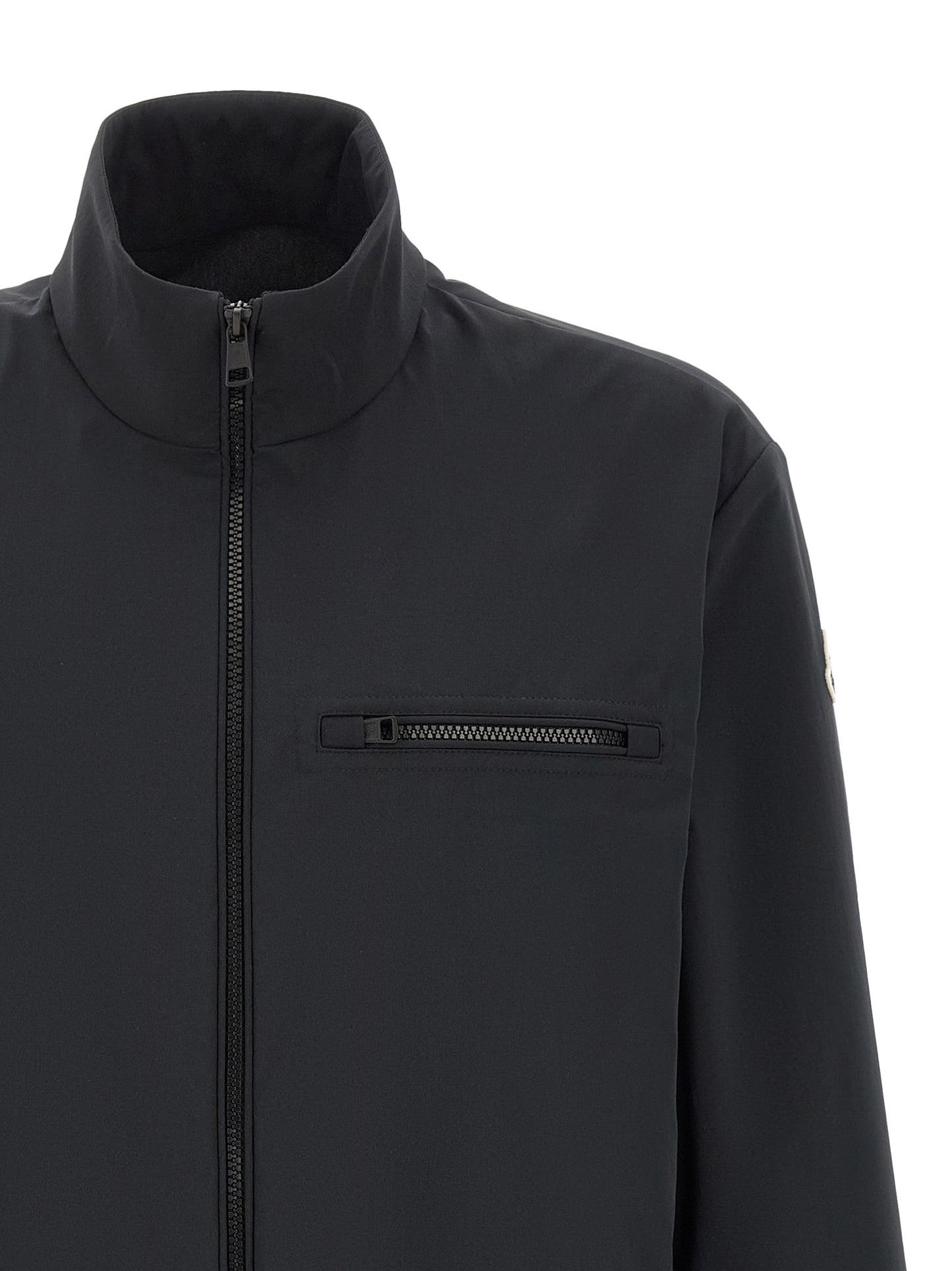 Moncler Black Polyester Shell Jacket