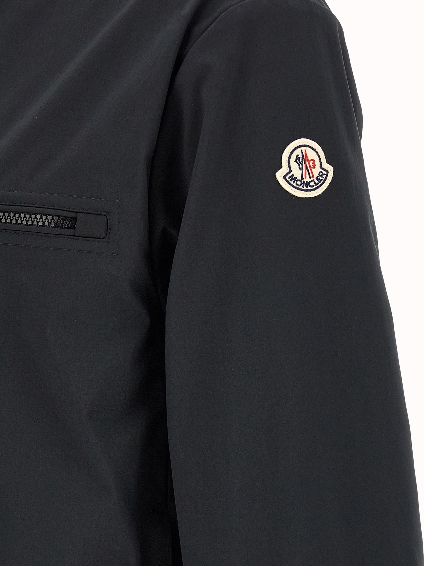 Moncler Black Polyester Shell Jacket