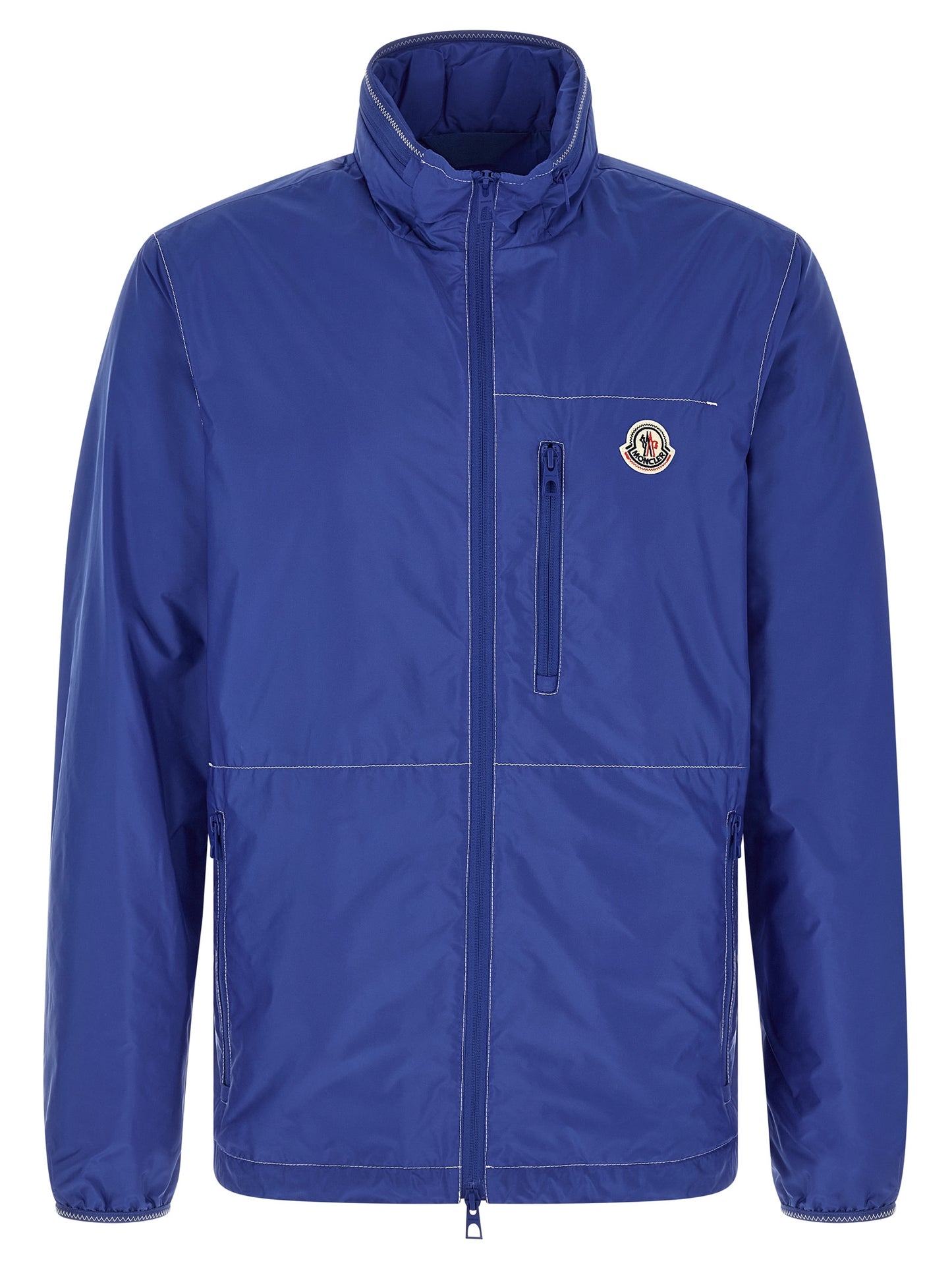 Moncler Blue Polyamide Shell Jacket