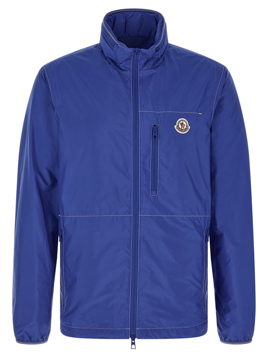Moncler Blue Polyamide Shell Jacket