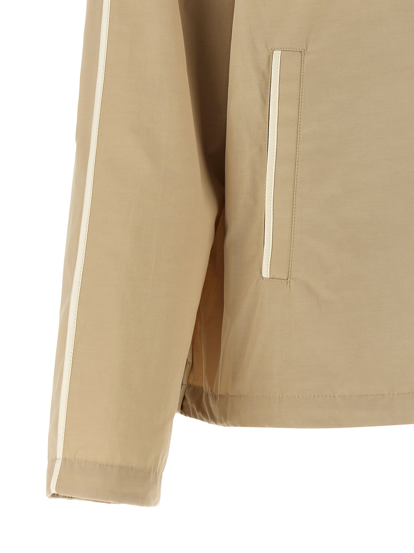 Moncler Beige Polyester Shell Jacket
