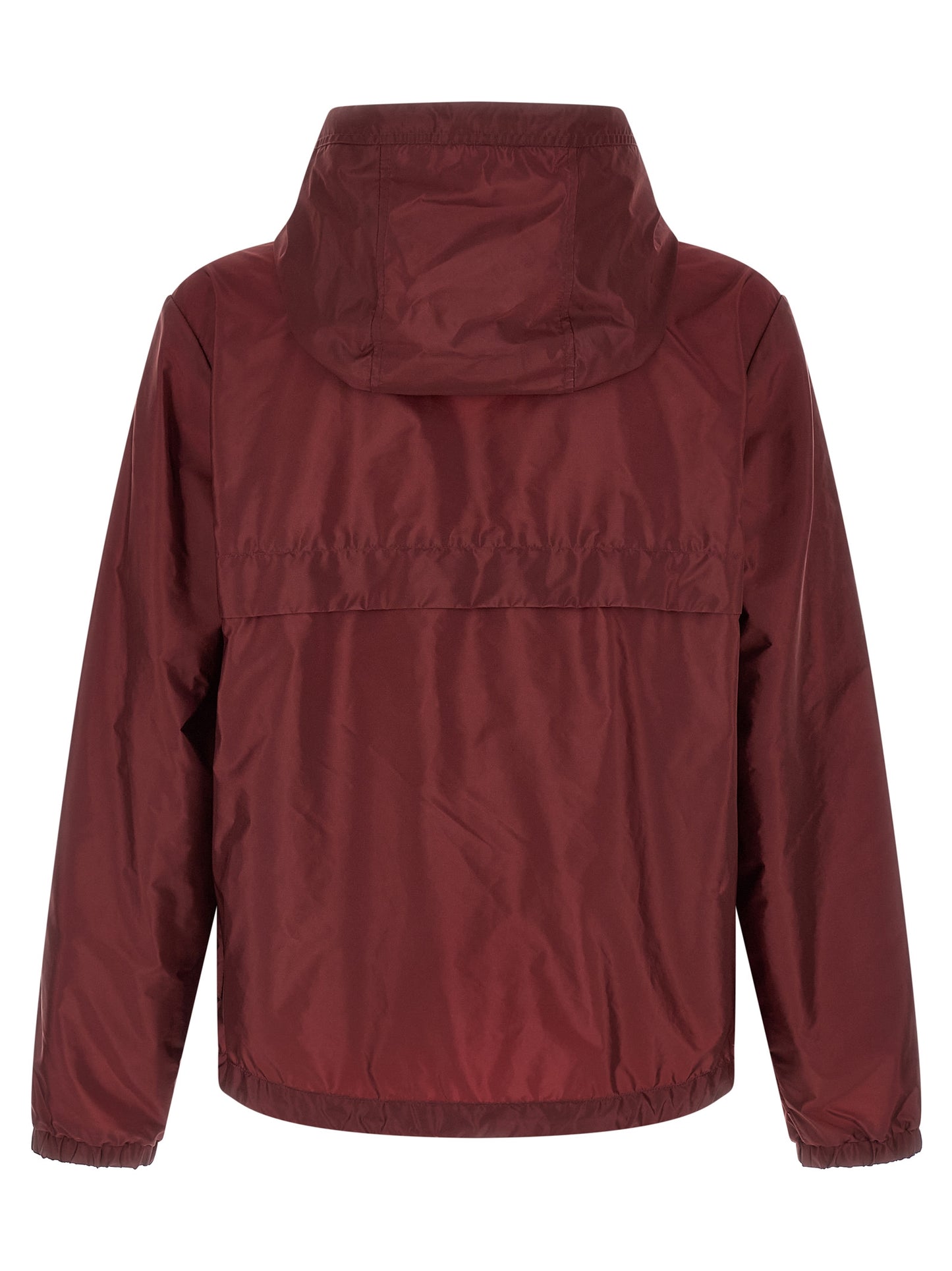 Moncler Bordeaux Polyamide Shell Jacket