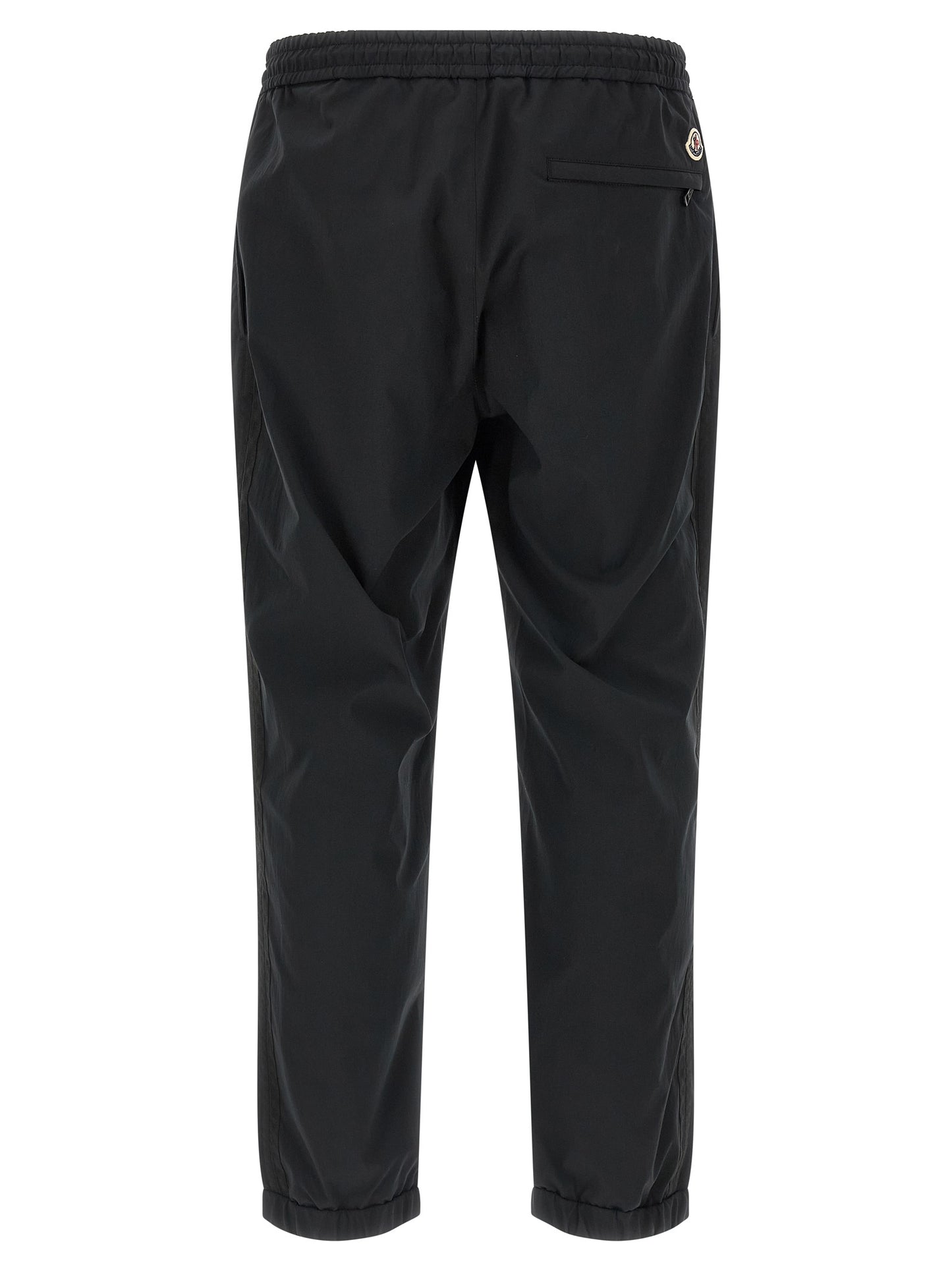 Moncler Black Polyester Joggers (Workout Pants)