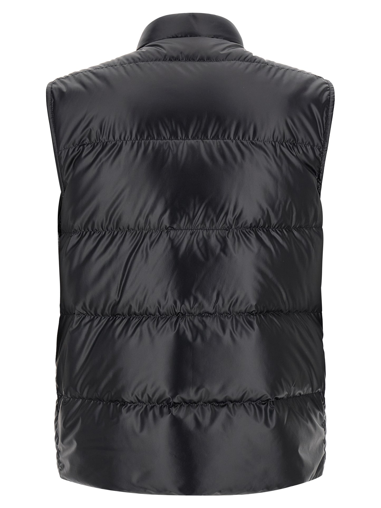 Moncler Blue Polyester Sleeveless Jacket