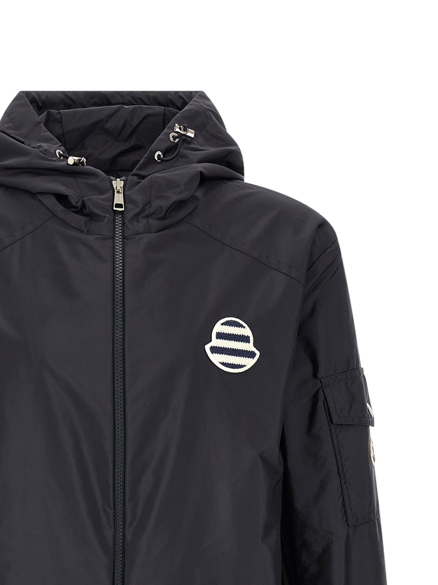 Moncler Blue Polyamide Shell Jacket