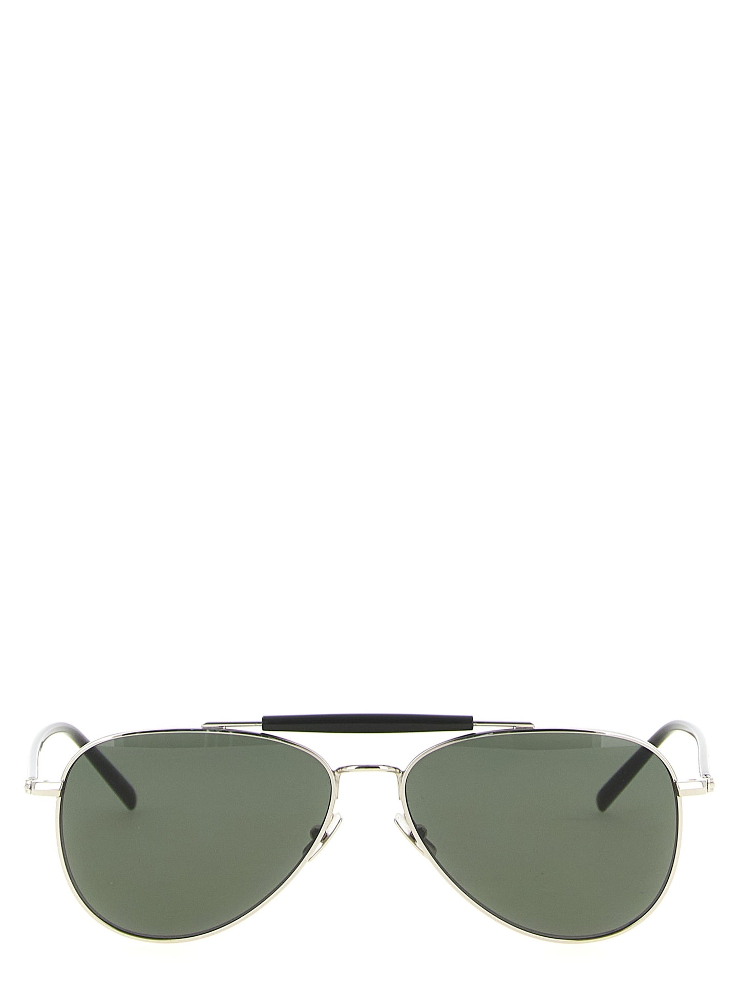 Saint Laurent Silver Acetate Sunglasses