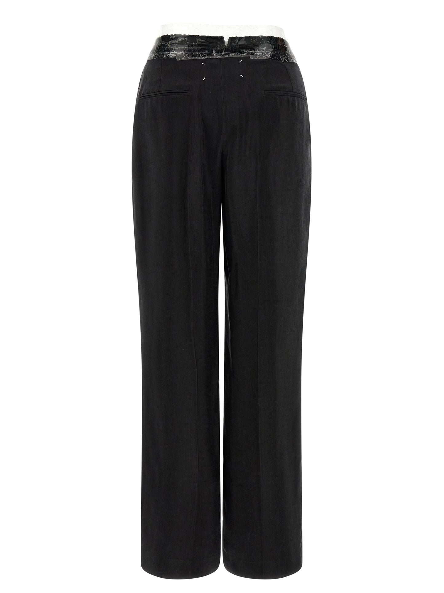 Maison Margiela Black Copper Casual Pants