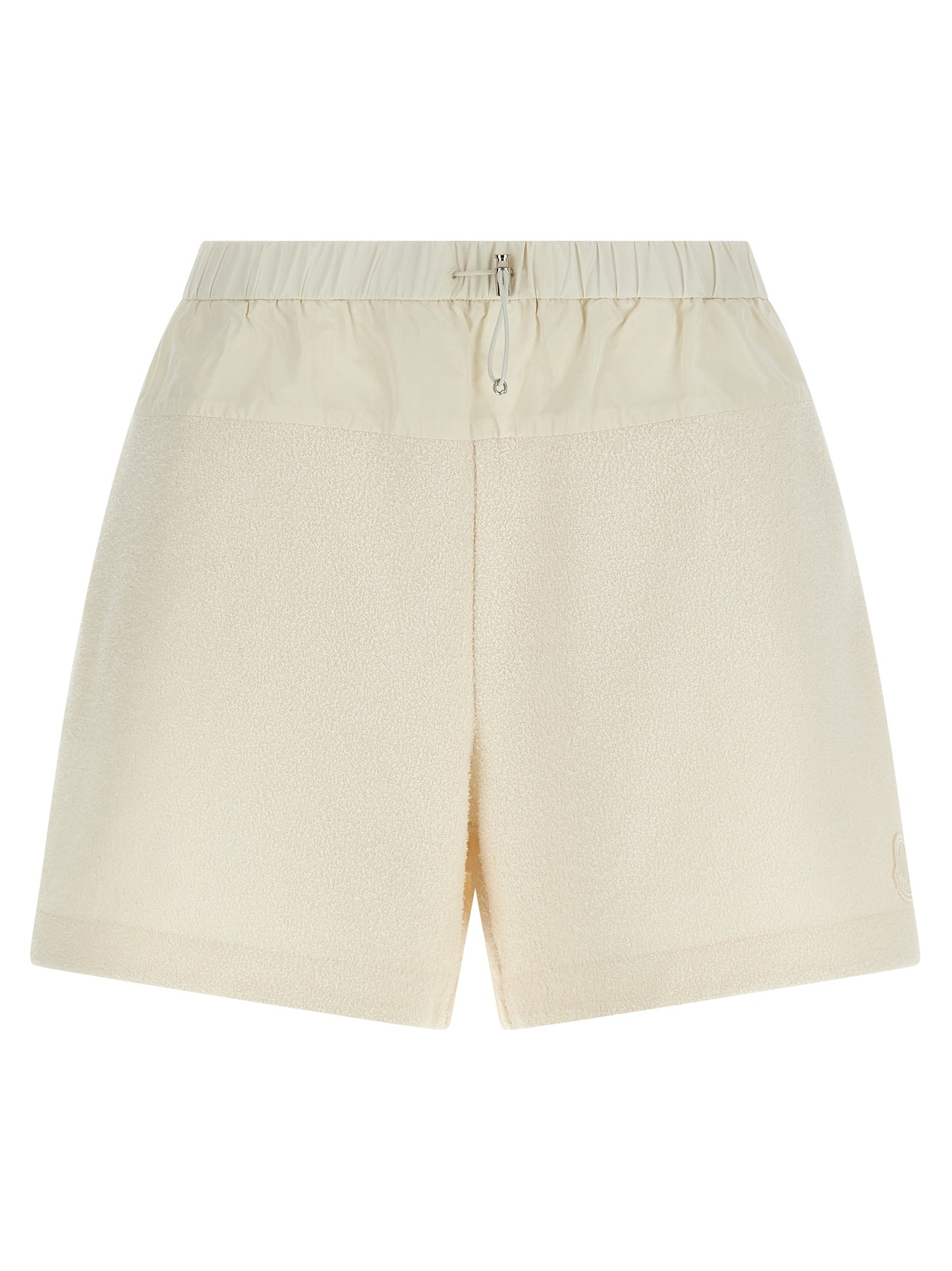 Moncler White Polyester Bermuda Shorts