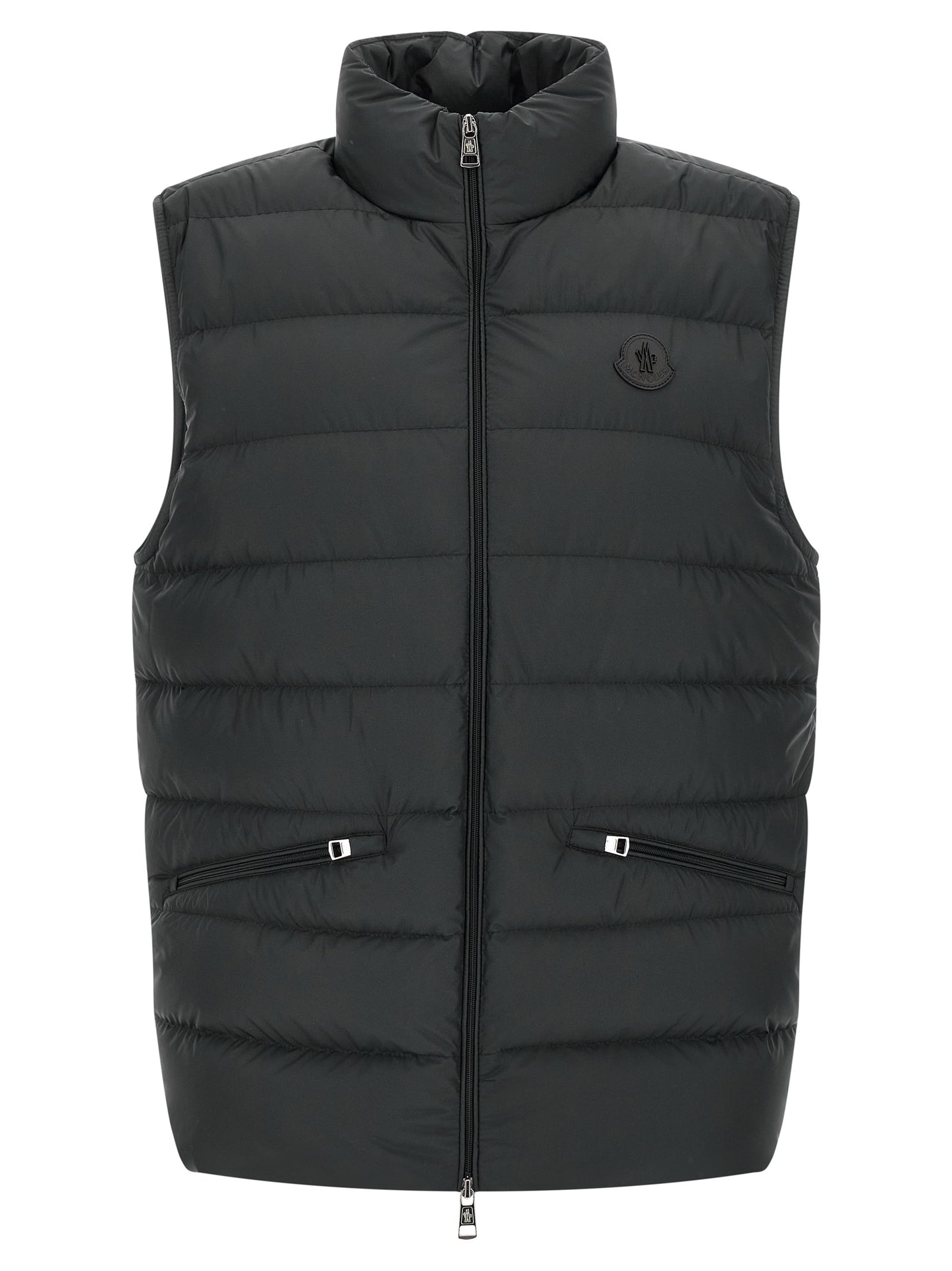Moncler Black Polyester Sleeveless Jacket