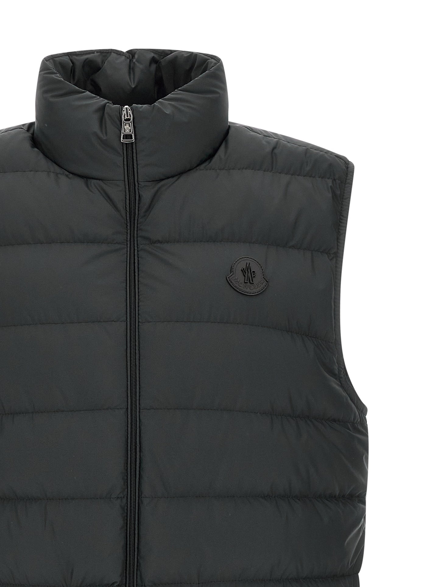 Moncler Black Polyester Sleeveless Jacket