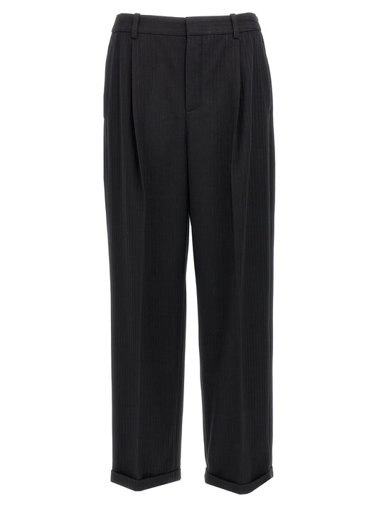 Saint Laurent Black Wool Dress Pants