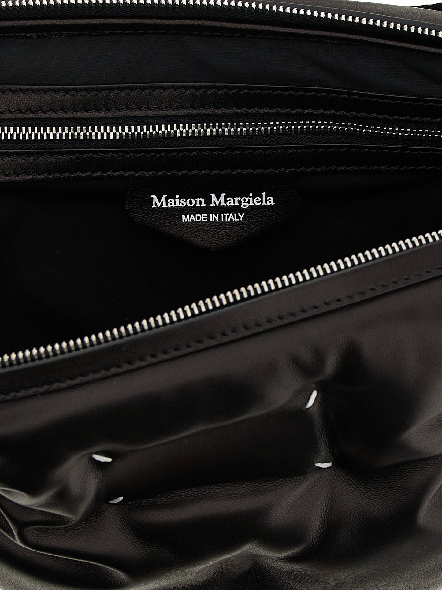 Maison Margiela Black Lambskin Crossbody Bag